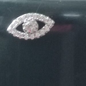 Orecchini in argento con occhio unico in argento 925 sterling